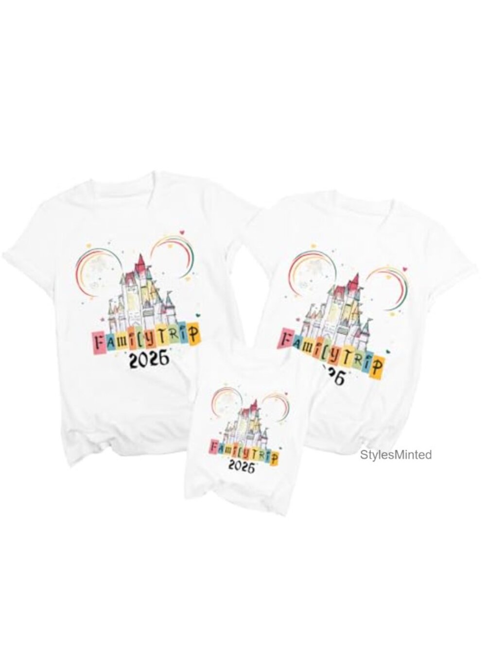 Magical Family Matching Shirts 2026 Vacation Mom and Mini Cute Summer Trip